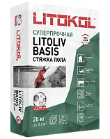 Грубый ровнитель для пола LITOLIV BASIS, мешок, 25 кг, LITOKOL